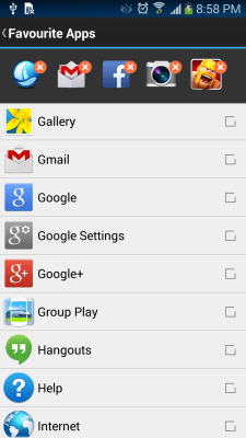 Screenshot of the application Sidebar Launcher - #6