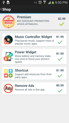 Screenshot of the application Sidebar Launcher - #8