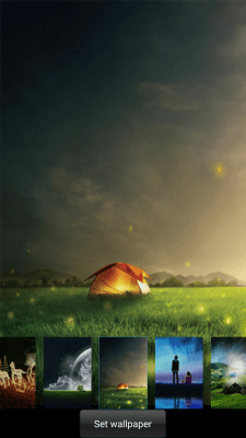 Screenshot of the application Fireflies lockscreen - #5