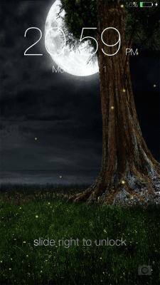 Screenshot of the application Fireflies lockscreen - #7