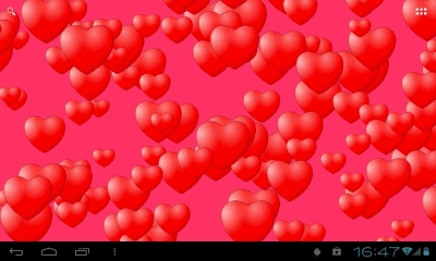 Screenshot of the application Love Animated Wallpaper - #3