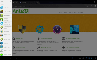 Screenshot of the application Sidebar Plus (Multi-bars) - #13