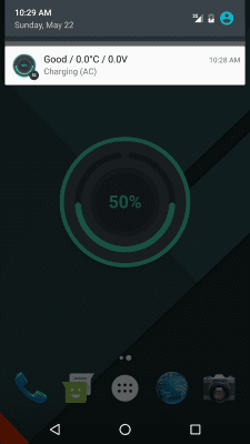 Screenshot of the application Beautiful Battery Disc - #4