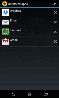 Screenshot of the application Notification Manager - #3