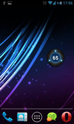 Screenshot of the application Battery widget - #4