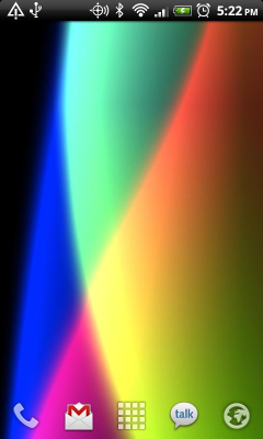 Screenshot of the application Chroma Wave Free LiveWallpaper - #1