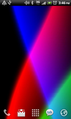 Screenshot of the application Chroma Wave Free LiveWallpaper - #4