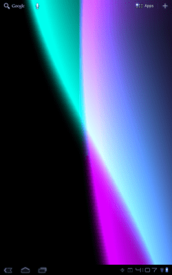 Screenshot of the application Chroma Wave Free LiveWallpaper - #6