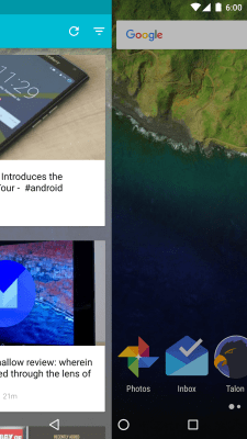 Screenshot of the application Blur - A Launcher Replacement - #4