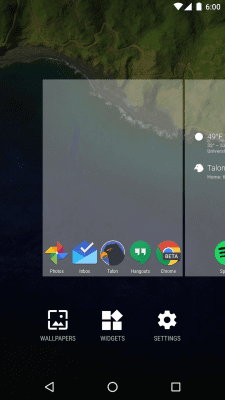 Screenshot of the application Blur - A Launcher Replacement - #5