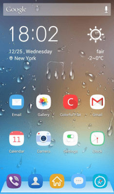 Screenshot of the application Flat Solo Launcher Theme - #4