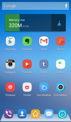 Screenshot of the application Flat Solo Launcher Theme - #5