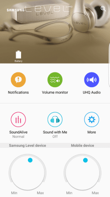 Screenshot of the application Samsung Level - #3