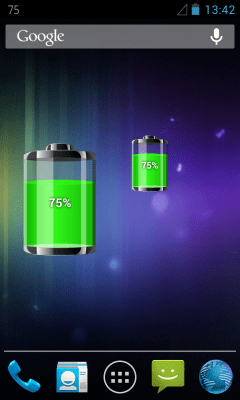 Screenshot of the application Customized Battery - #3
