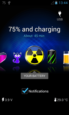 Screenshot of the application Customized Battery - #5