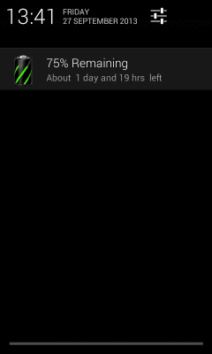 Screenshot of the application Customized Battery - #7