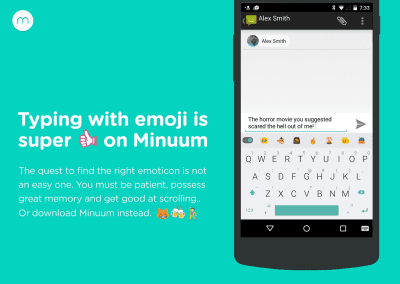 Screenshot of the application Minuum Keyboard Free - #3