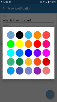 Screenshot of the application Lotify - #5