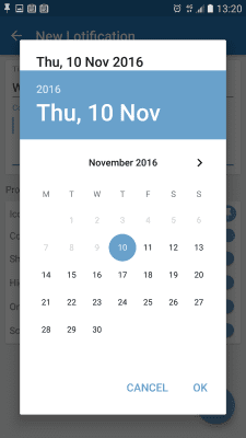 Screenshot of the application Lotify - #6