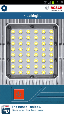 Screenshot of the application Bosch Pocket Flashlight - #3