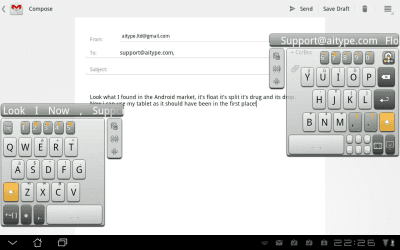 Screenshot of the application FREE Keyboard app - #1