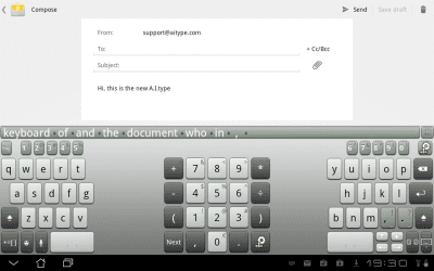 Screenshot of the application FREE Keyboard app - #3