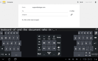 Screenshot of the application FREE Keyboard app - #4