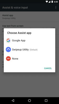 Screenshot of the application Swipeup Utility - #5