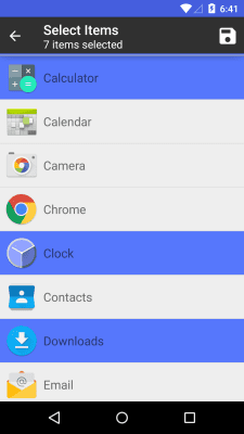Screenshot of the application Swipeup Utility - #7