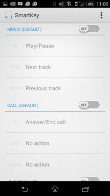 Screenshot of the application SmartKey - #3