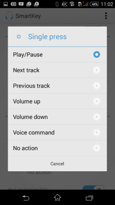 Screenshot of the application SmartKey - #6