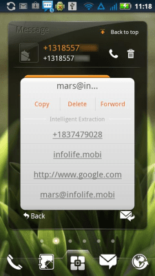 Screenshot of the application EZ SMS Widget - #7