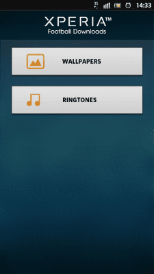 Screenshot of the application Xperia Football Downloads - #1