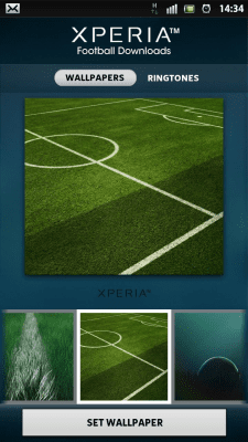Screenshot of the application Xperia Football Downloads - #2