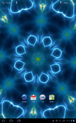 Screenshot of the application Prismatic Free Live Wallpaper - #1