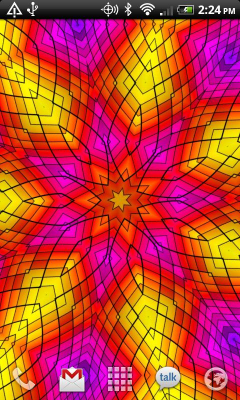 Screenshot of the application Prismatic Free Live Wallpaper - #3