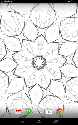 Screenshot of the application Prismatic Free Live Wallpaper - #6