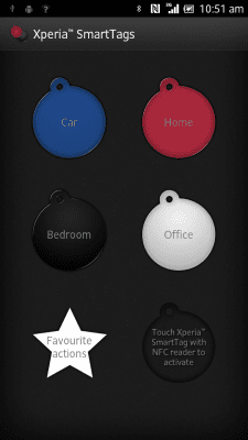 Screenshot of the application Xperia SmartTags - #2