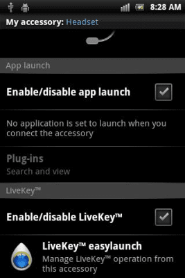 Screenshot of the application Quick Start LiveKey - #1