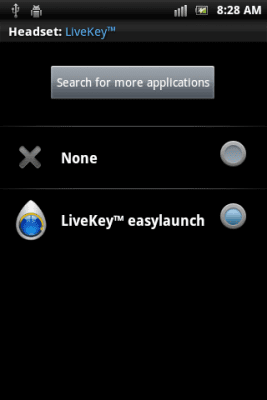 Screenshot of the application Quick Start LiveKey - #2