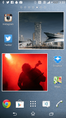 Screenshot of the application Beautiful Pictures: A Widget - #1