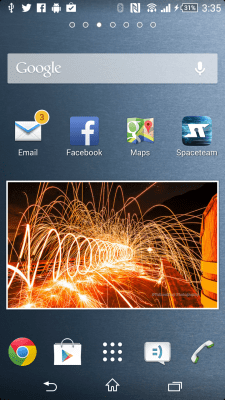 Screenshot of the application Beautiful Pictures: A Widget - #3