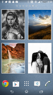 Screenshot of the application Beautiful Pictures: A Widget - #4