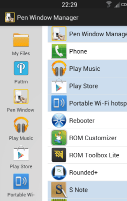 Screenshot of the application PEN Window Manager - #4