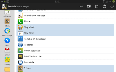 Screenshot of the application PEN Window Manager - #5