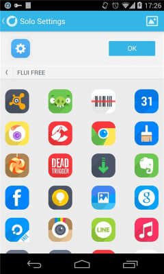 Screenshot of the application FLUI Free Icon Pack - #5
