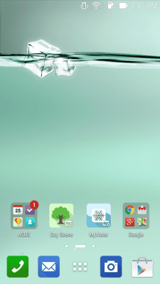 Screenshot of the application ASUS MyWater (Live wallpaper) - #1