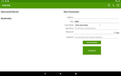 Screenshot of the application MultiVNC - #7