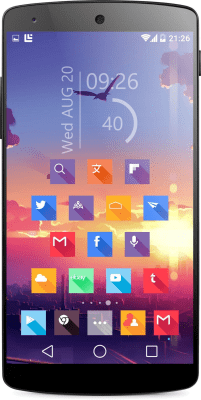 Screenshot of the application Saga3 metro style - Icon Pack - #3