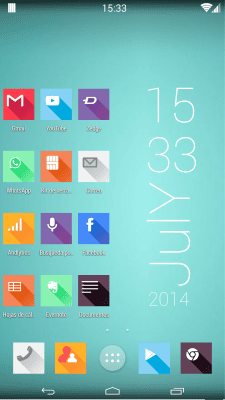 Screenshot of the application Saga3 metro style - Icon Pack - #5